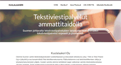 Desktop Screenshot of kuulalaakeri.fi